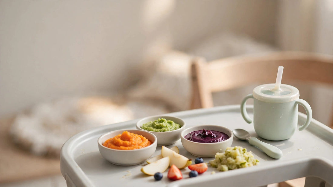 Baby Food Serving Sizes From 6 to 12 Months