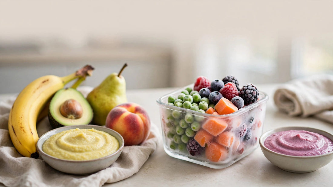 Fresh or Frozen Produce for Homemade Baby Meals