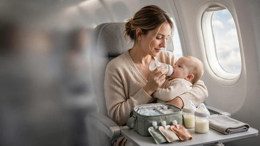 How to Feed Your Baby Safely on an Airplane